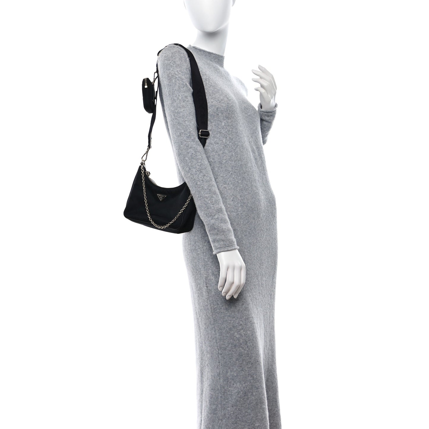 Nylon Re-Edition 2005 Shoulder Bag Black