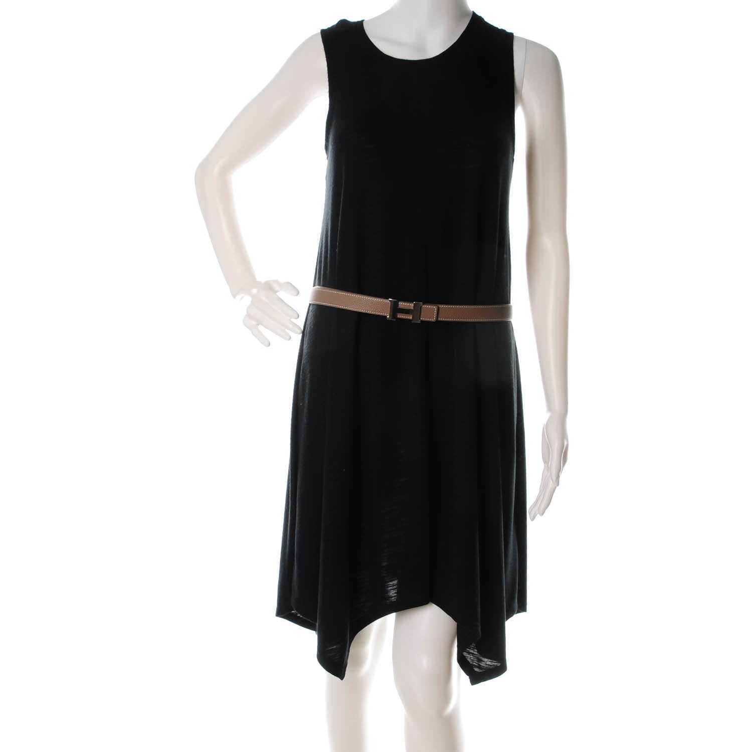 Hermes Box Togo 24mm Constance H Belt 90 Black Etoupe 2 of 7