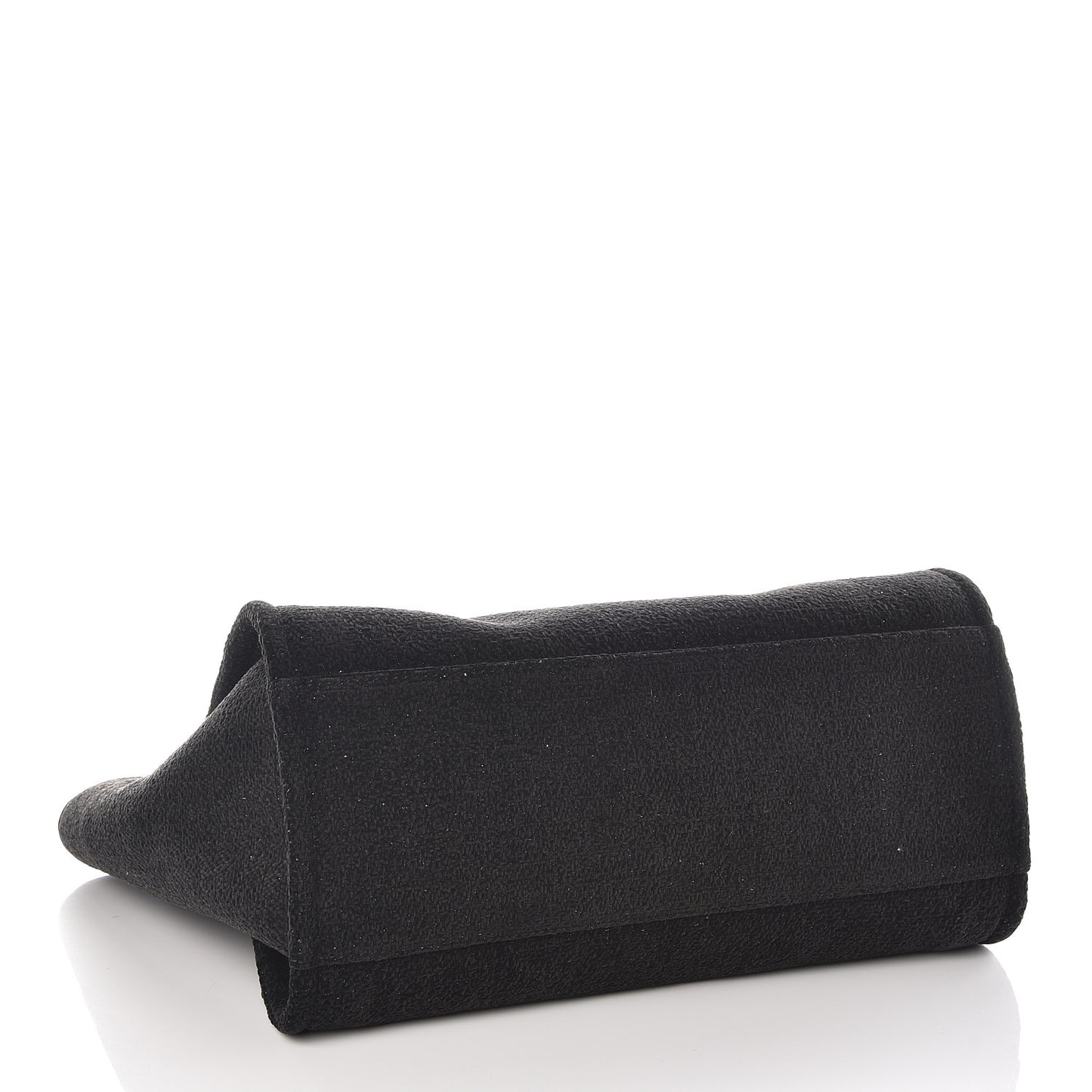 Lurex Boucle Medium Deauville Tote Black