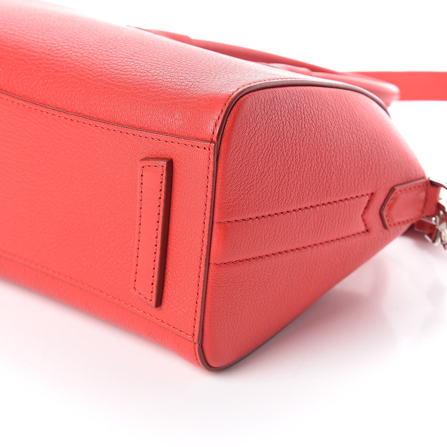 Sugar Goatskin Mini Antigona Medium Red