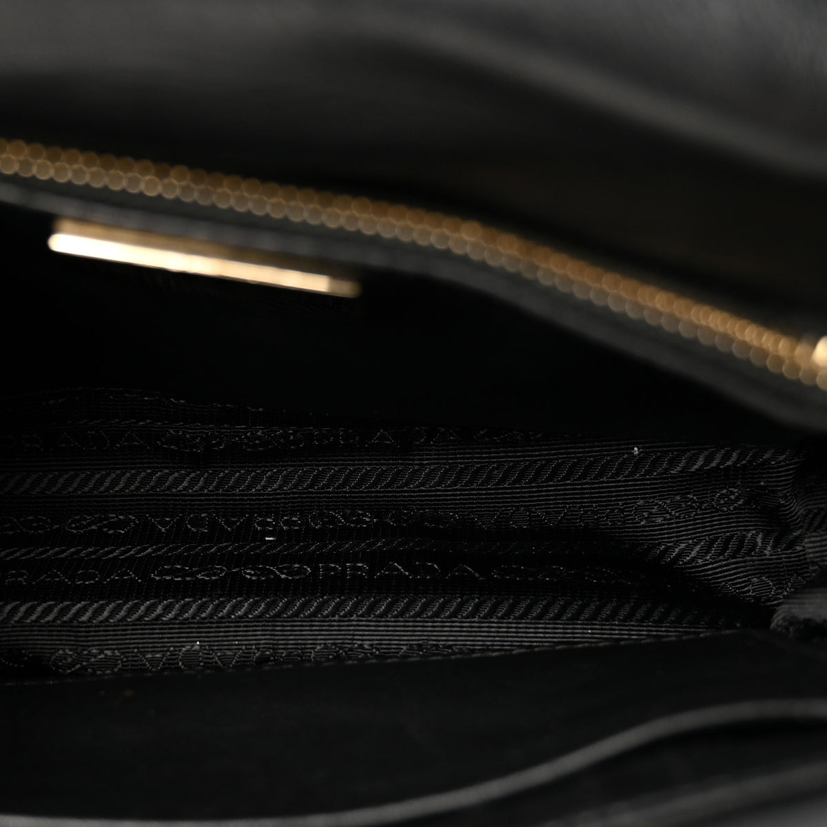 Nappa Re-Nylon Triangle Quilted Patchwork System Flap Shoulder Bag Black