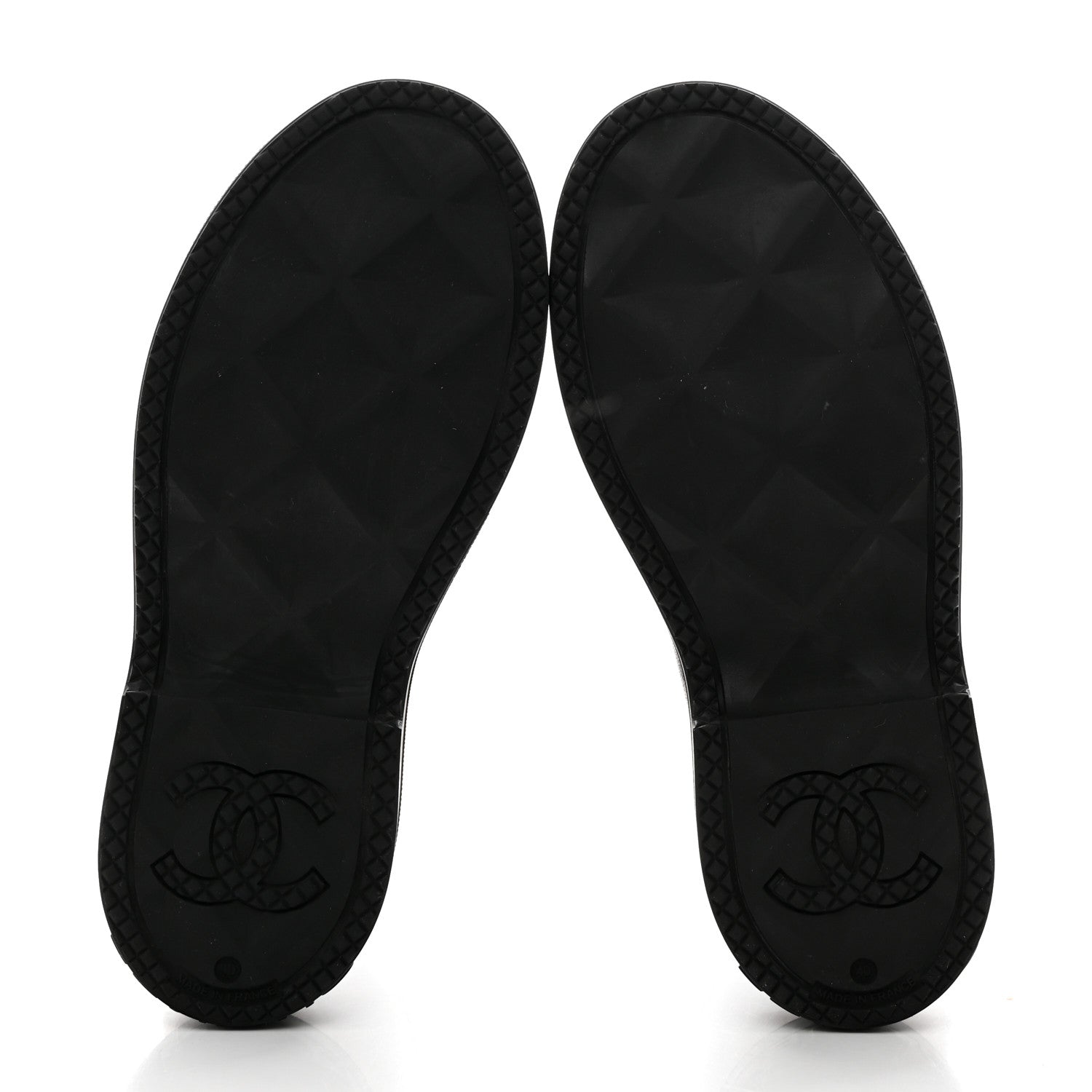 Chanel Caoutchouk CC High Boots 40 Black 5 of 8