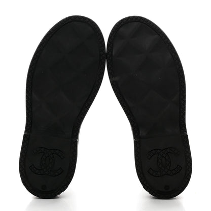 Chanel Caoutchouk CC High Boots 40 Black 5 of 8