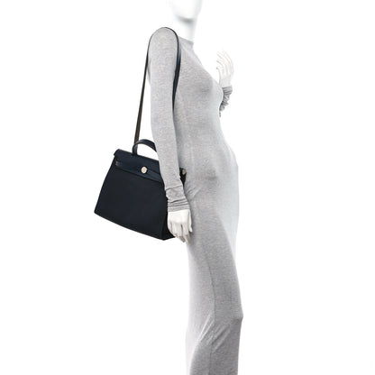 Hermes Military Toile Vache Hunter Herbag Zip PM 31 Black 2 of 19