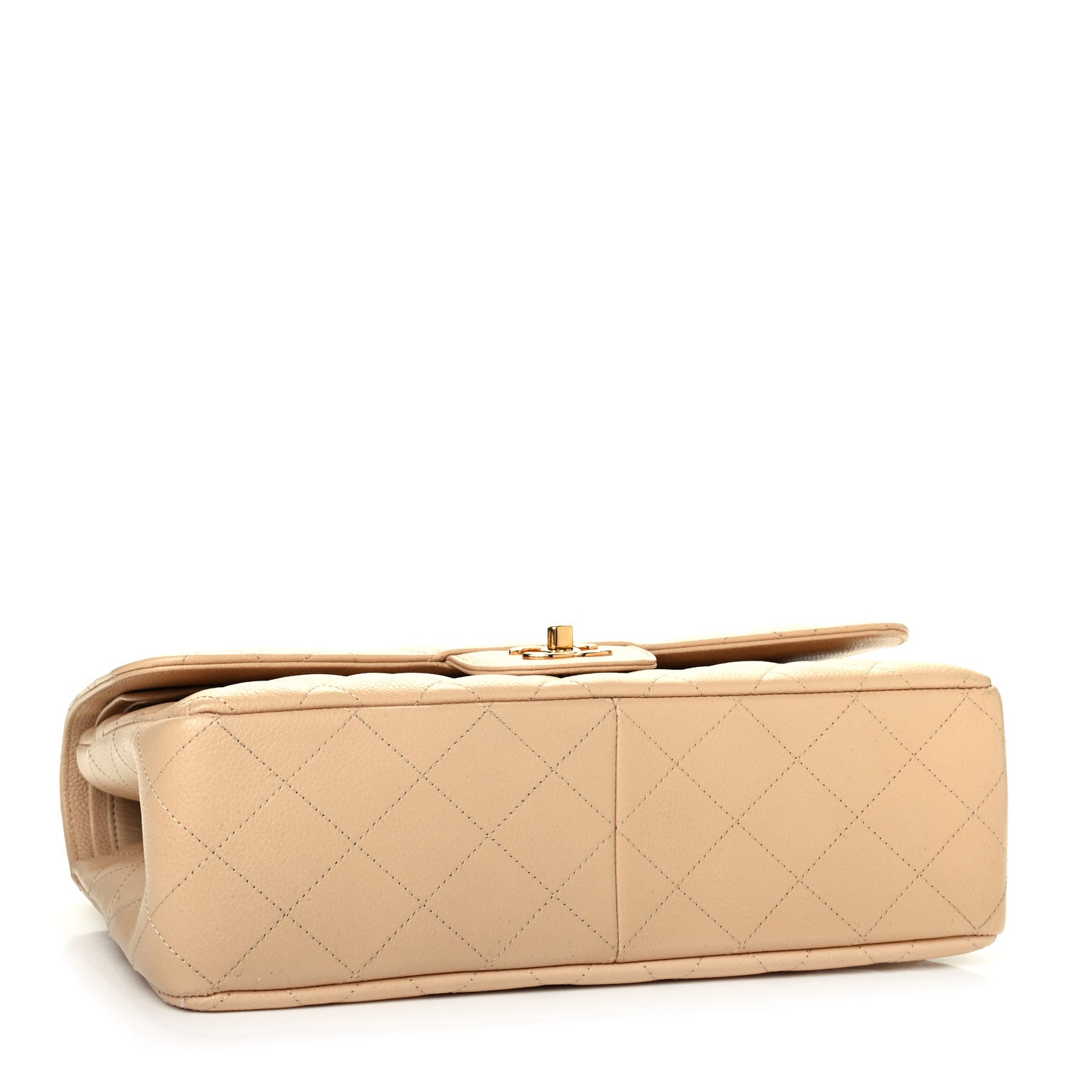 Chanel Caviar Quilted Jumbo Double Flap Beige Clair 3 of 4