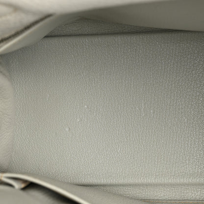 Hermes Taurillon Clemence Kelly Retourne 32 Gris Perle 9 of 18