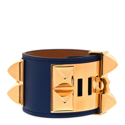 Hermes Swift Collier de Chien CDC Bracelet S Bleu Saphir 3 of 6