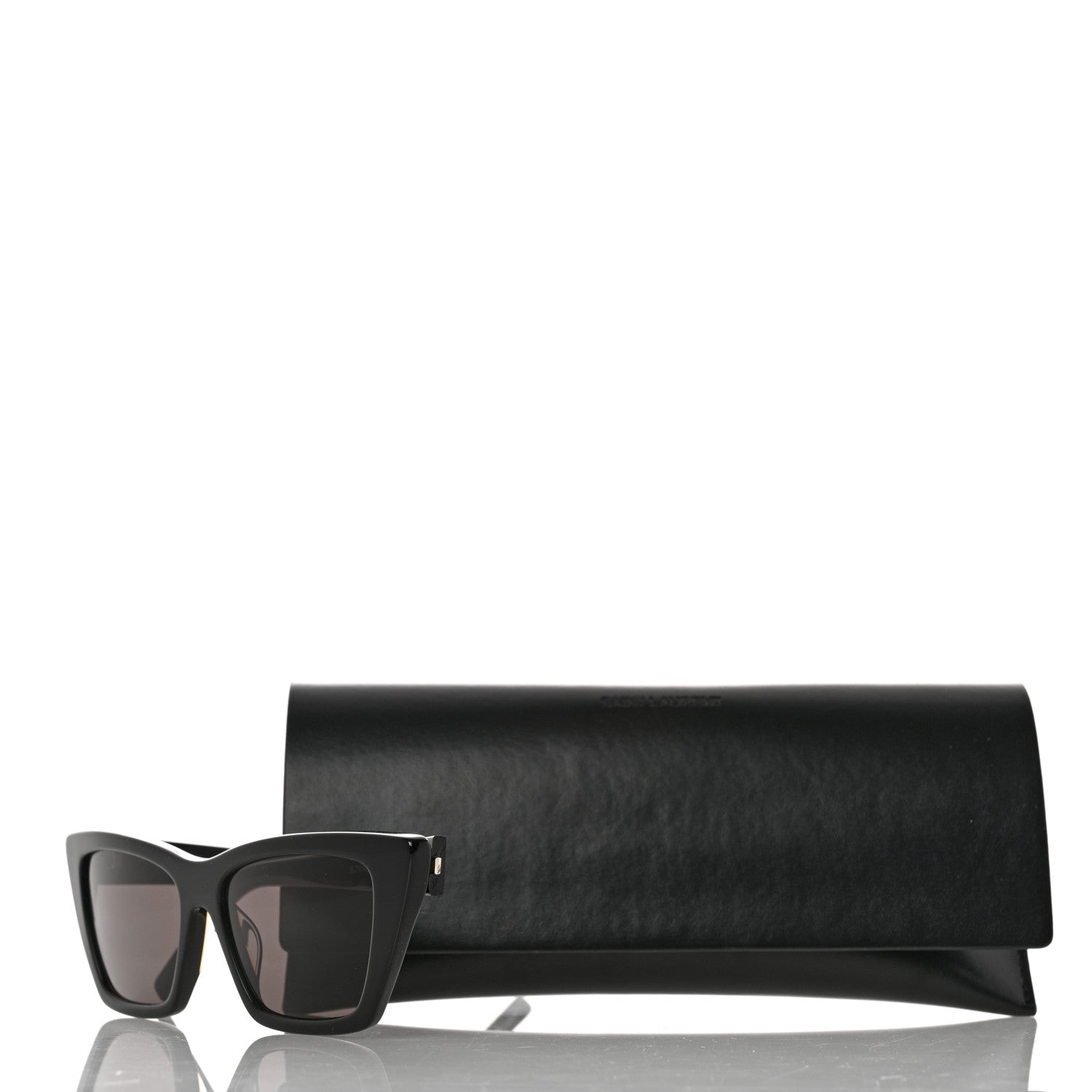 Saint Laurent Acetate Mica Cat Eye Sunglasses SL 276 Black 8 of 8