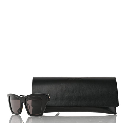 Saint Laurent Acetate Mica Cat Eye Sunglasses SL 276 Black 8 of 8