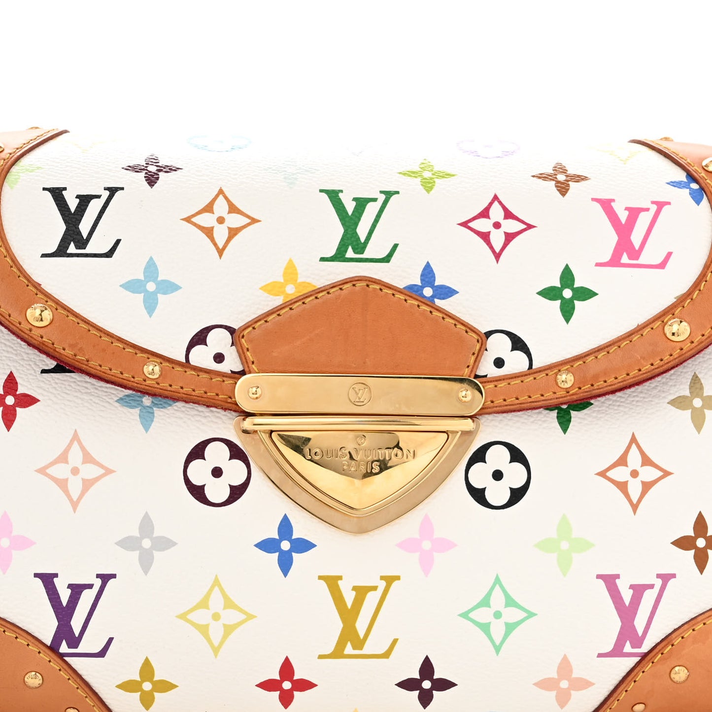 Monogram Multicolor Beverly MM White