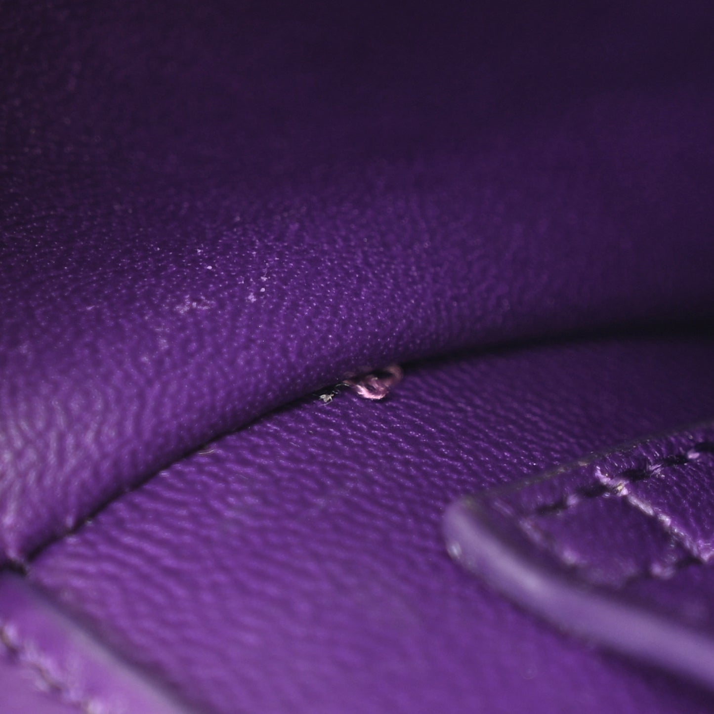 Suede Small Classic Monogram Kate Tassel Satchel Purple