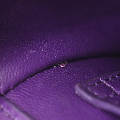 Saint Laurent Suede Small Classic Monogram Kate Tassel Satchel Purple 13 of 16