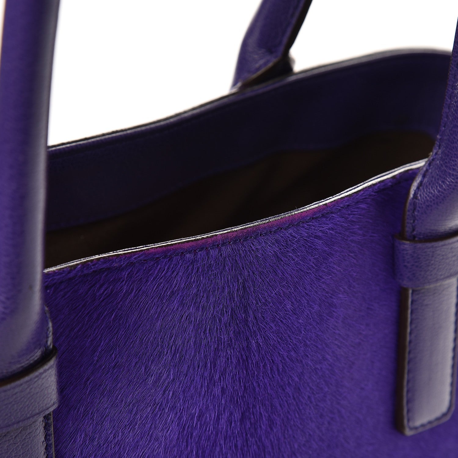Tom Ford Calf Hair Medium Jennifer Trapeze Tote Purple 14 of 16