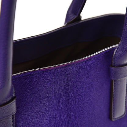Tom Ford Calf Hair Medium Jennifer Trapeze Tote Purple 14 of 16