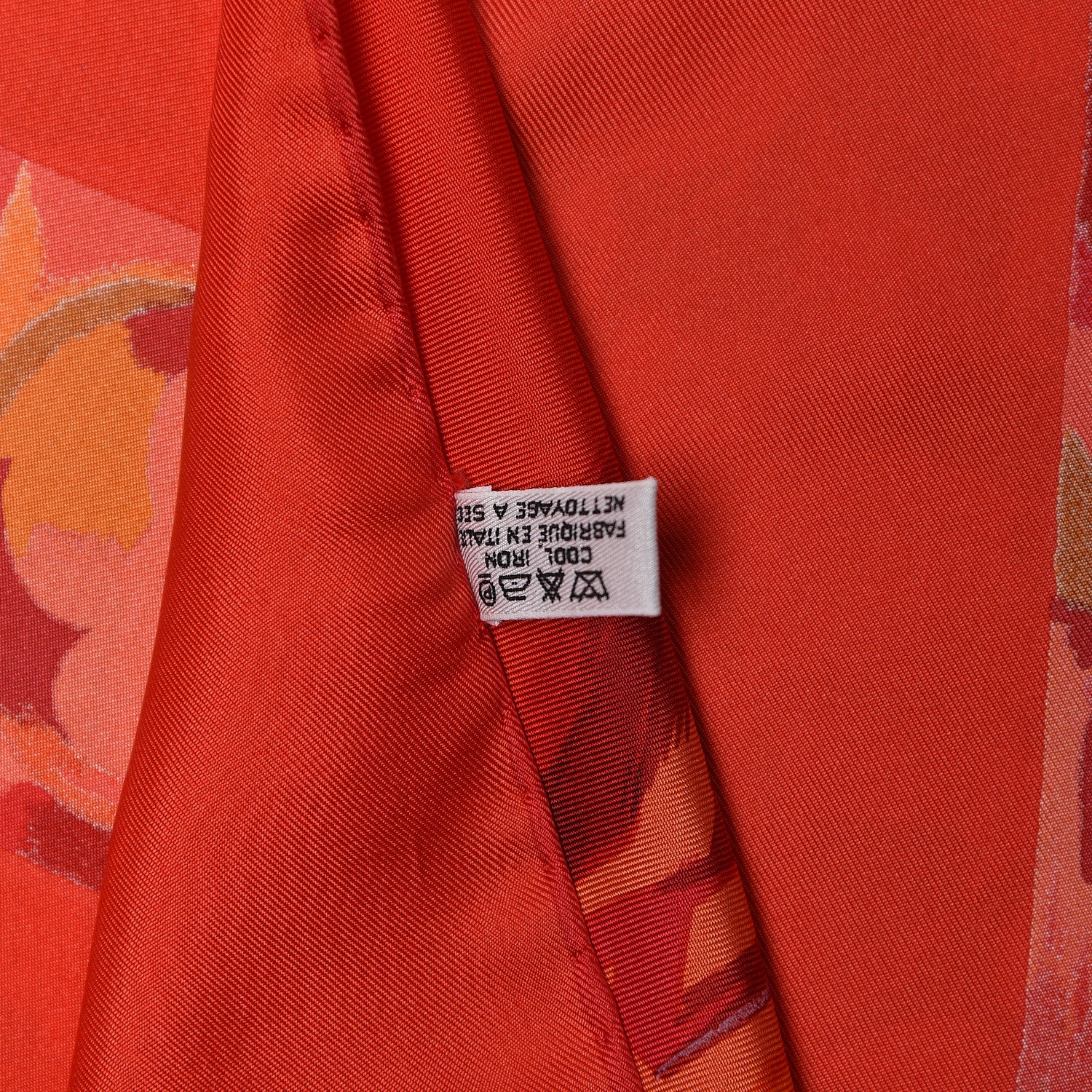 Louis Vuitton Silk Au Fil De Temps Square Scarf Red 5 of 5