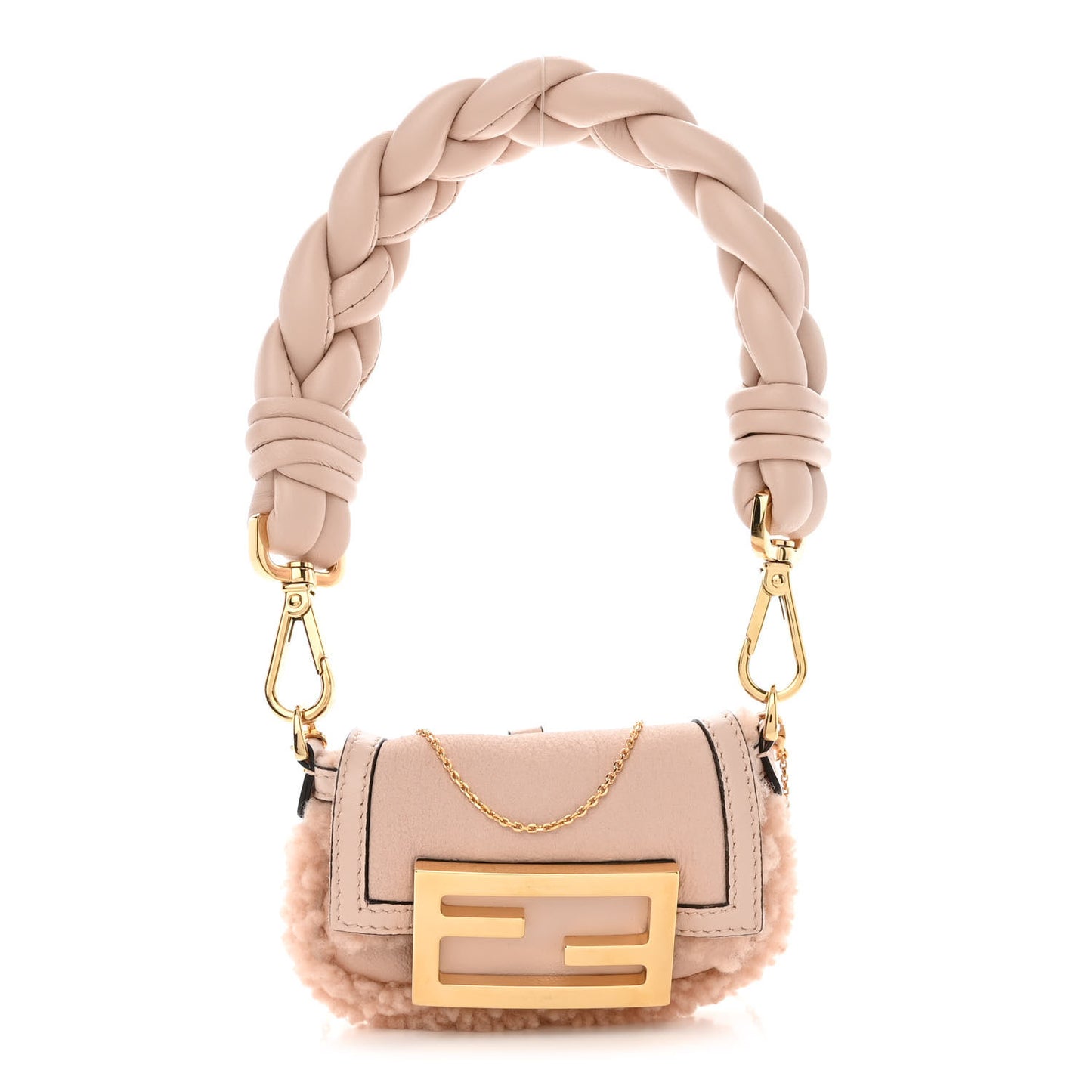 Lambskin Shearling Nano Baguette Maxi Handle Charm Soap