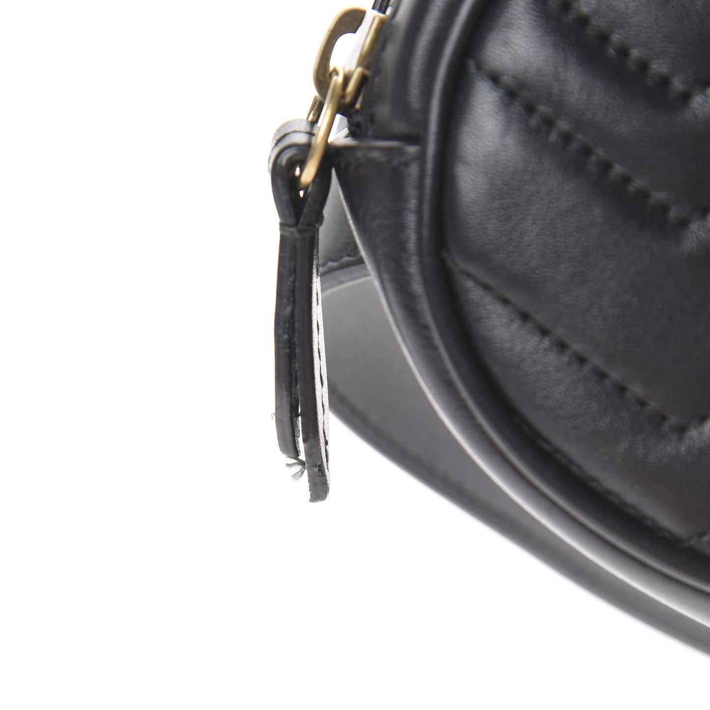Calfskin Matelasse GG Marmont Belt Bag 85 34 Black