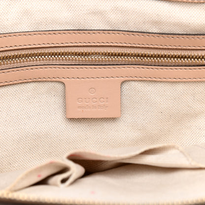 Gucci Metallic Monogram Small Lovely Heart Tote Pink 6 of 16