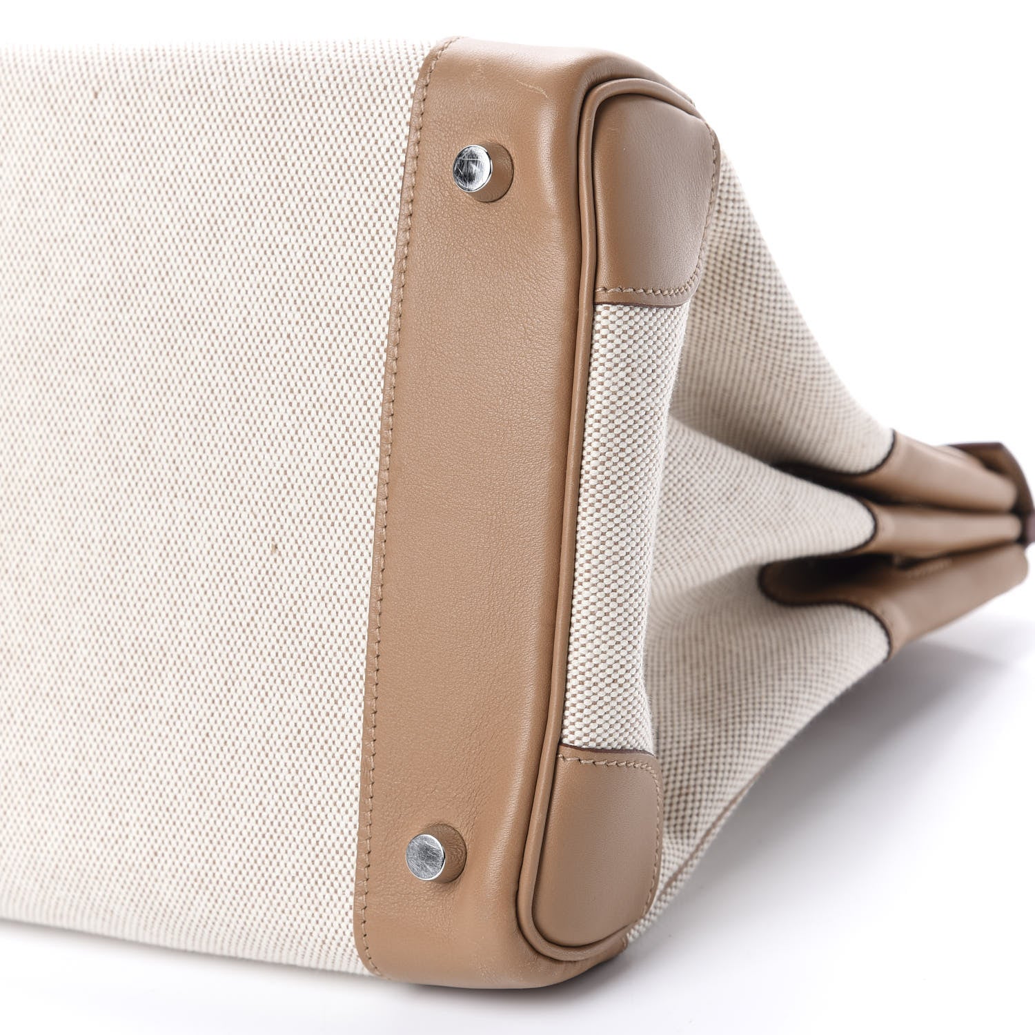 Hermes Toile Swift Birkin 35 Biscuit 7 of 10