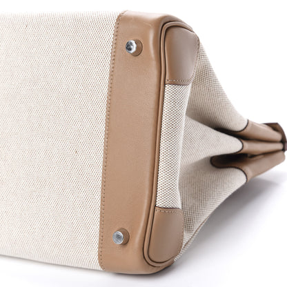Hermes Toile Swift Birkin 35 Biscuit 7 of 10