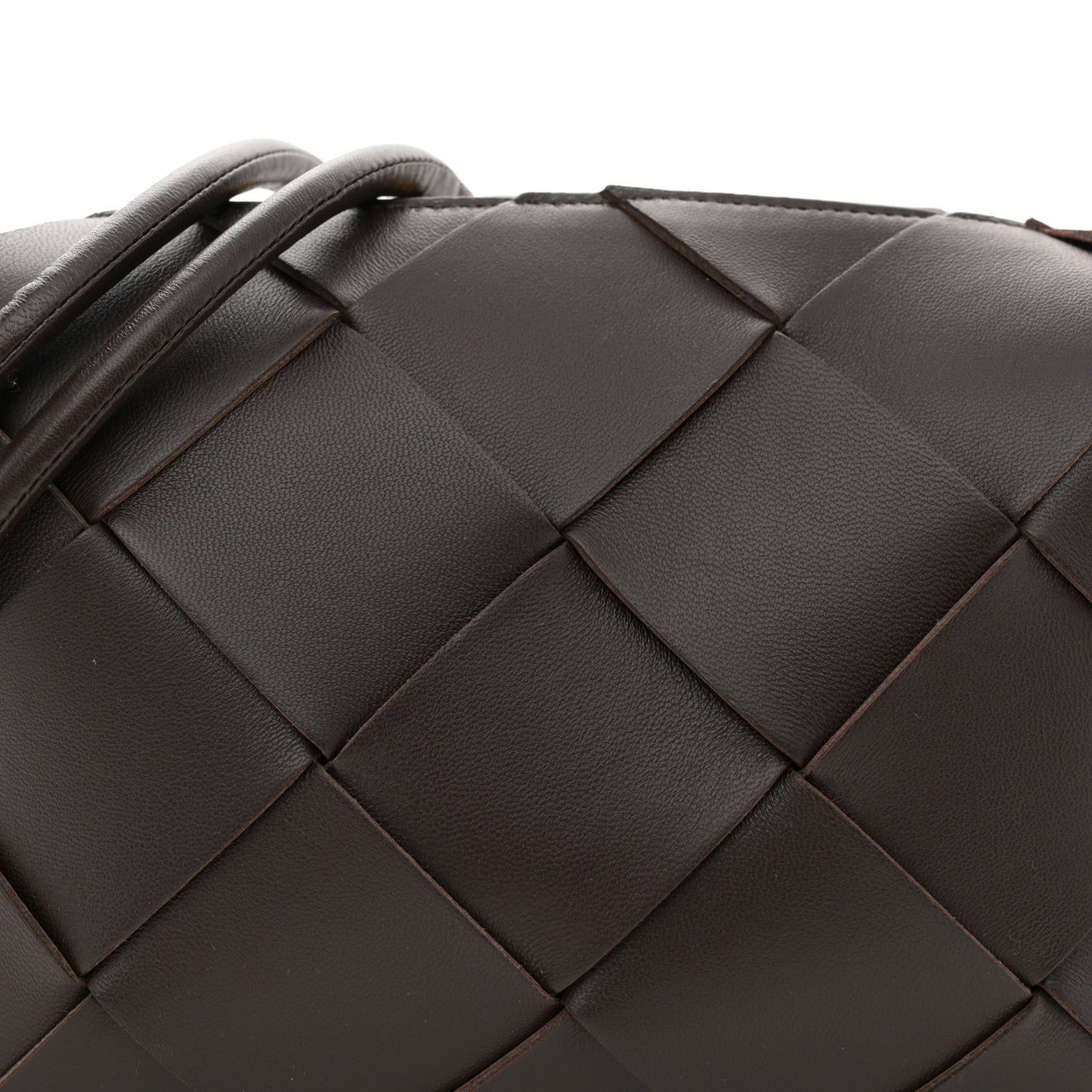 Lambskin Maxi Intrecciato Small Cassette Camera Bag Fondant