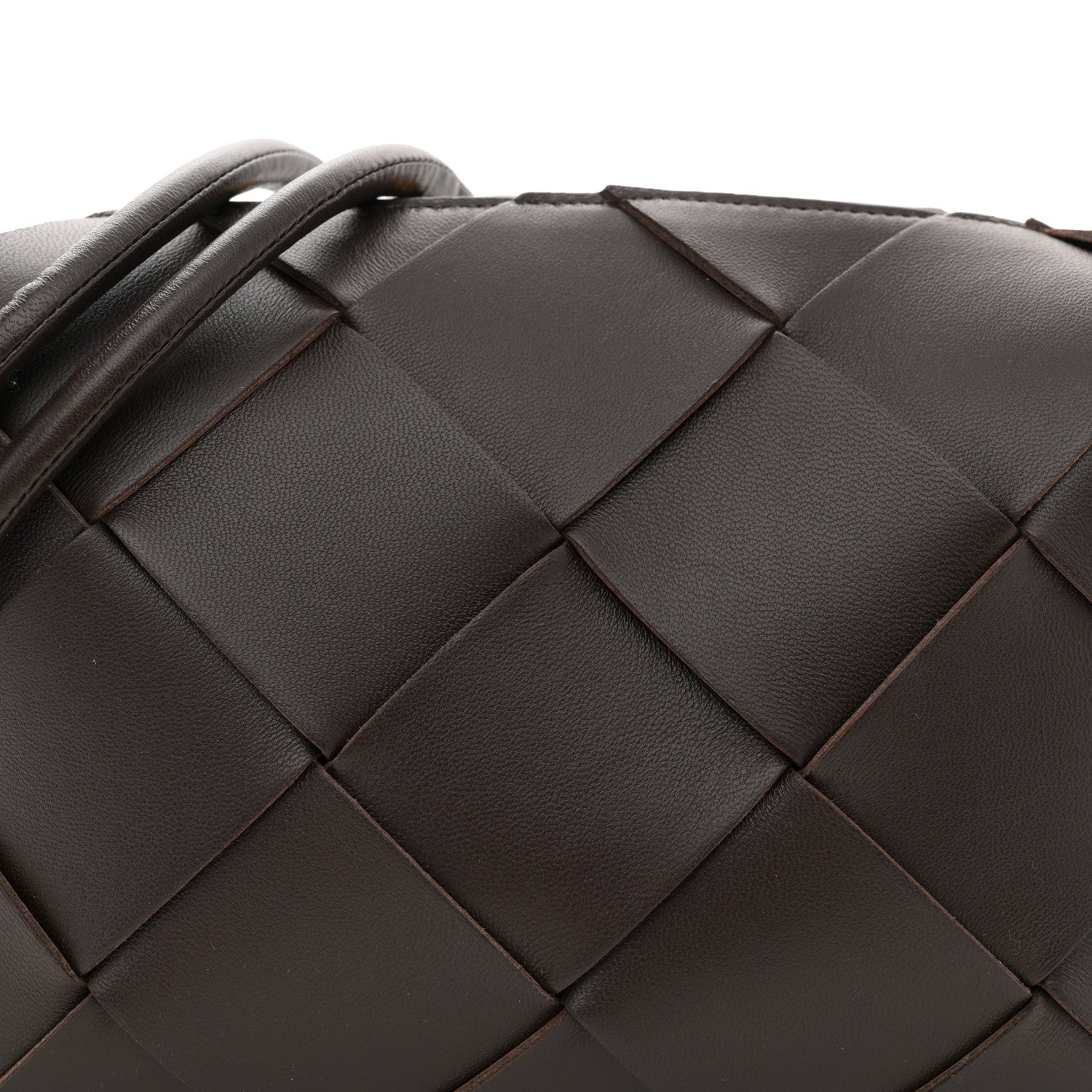 Bottega Veneta Lambskin Maxi Intrecciato Small Cassette Camera Bag Fondant 7 of 11