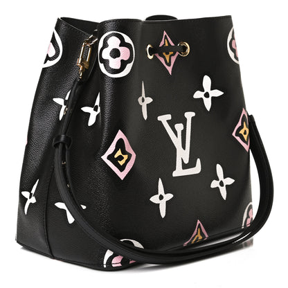 Louis Vuitton Monogram Giant Wild At Heart Neonoe MM Black 3 of 12