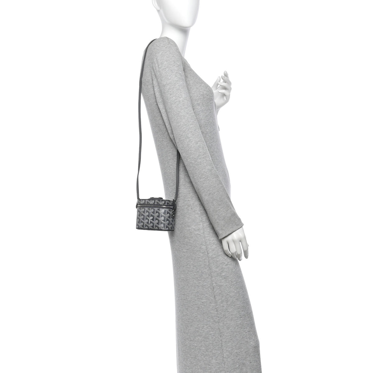 Goyardine Muse Nano Vanity Case Grey