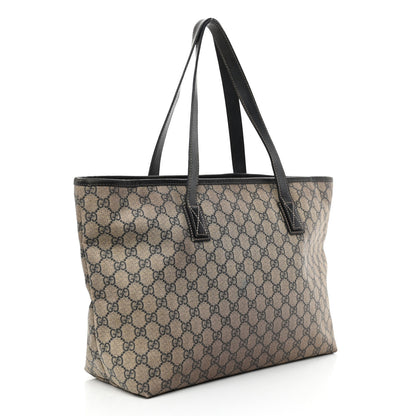 Gucci GG Supreme Monogram Medium Zippered Shopping Tote Navy 3 of 21