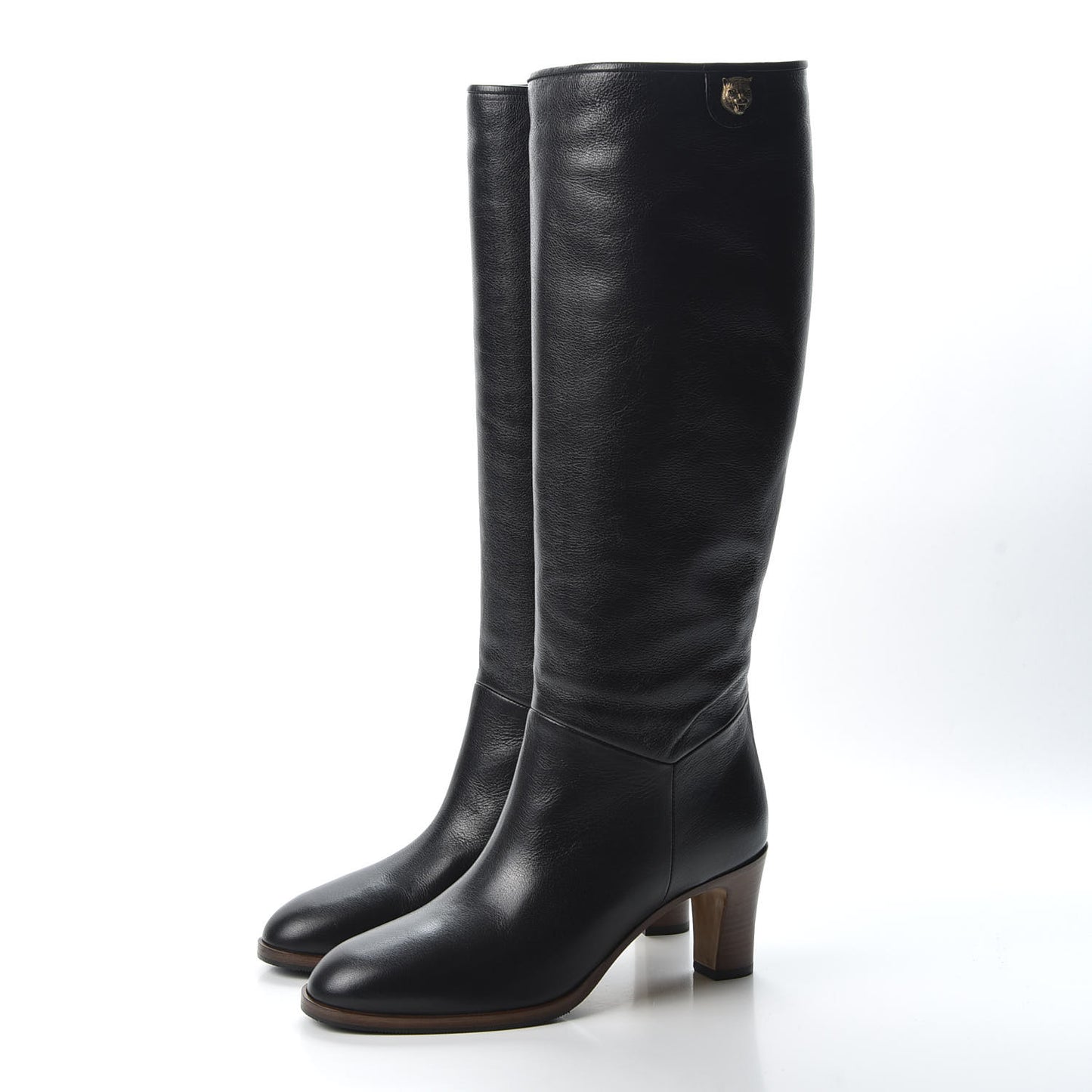 Calfskin Piuma Lux Energy High Boots 39 Black