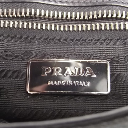 Prada Tessuto Buckle Shoulder Bag Black 6 of 8