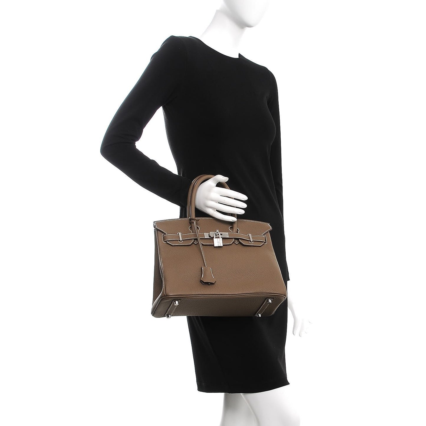 Taurillon Clemence Birkin 30 Etoupe