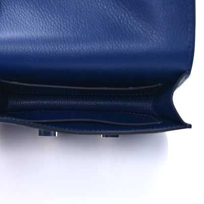 Hermes Evercolor Bi-Color Constance Slim Wallet Bleu Saphir Bleu France 6 of 8