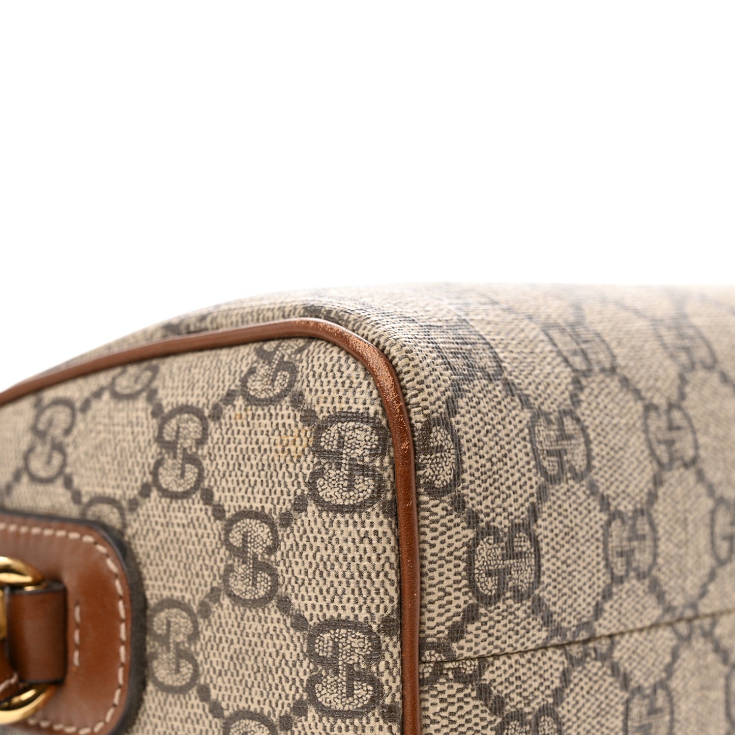 GG Supreme Monogram Mini Boston Beige Tuscany
