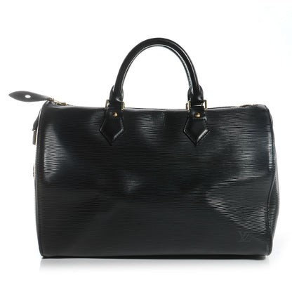 Louis Vuitton Epi Speedy 30 Black 1 of 9