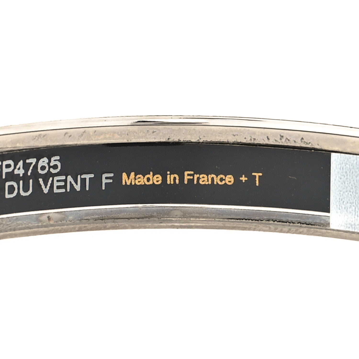Hermes Enamel Printed Narrow L'Arbre Du Vent Bracelet 65 Folk 5 of 5