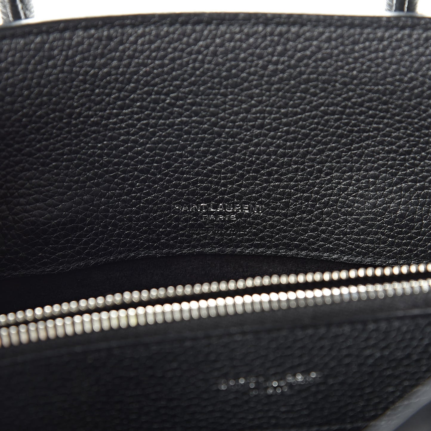 Grained Calfskin Baby Supple Sac De Jour Black
