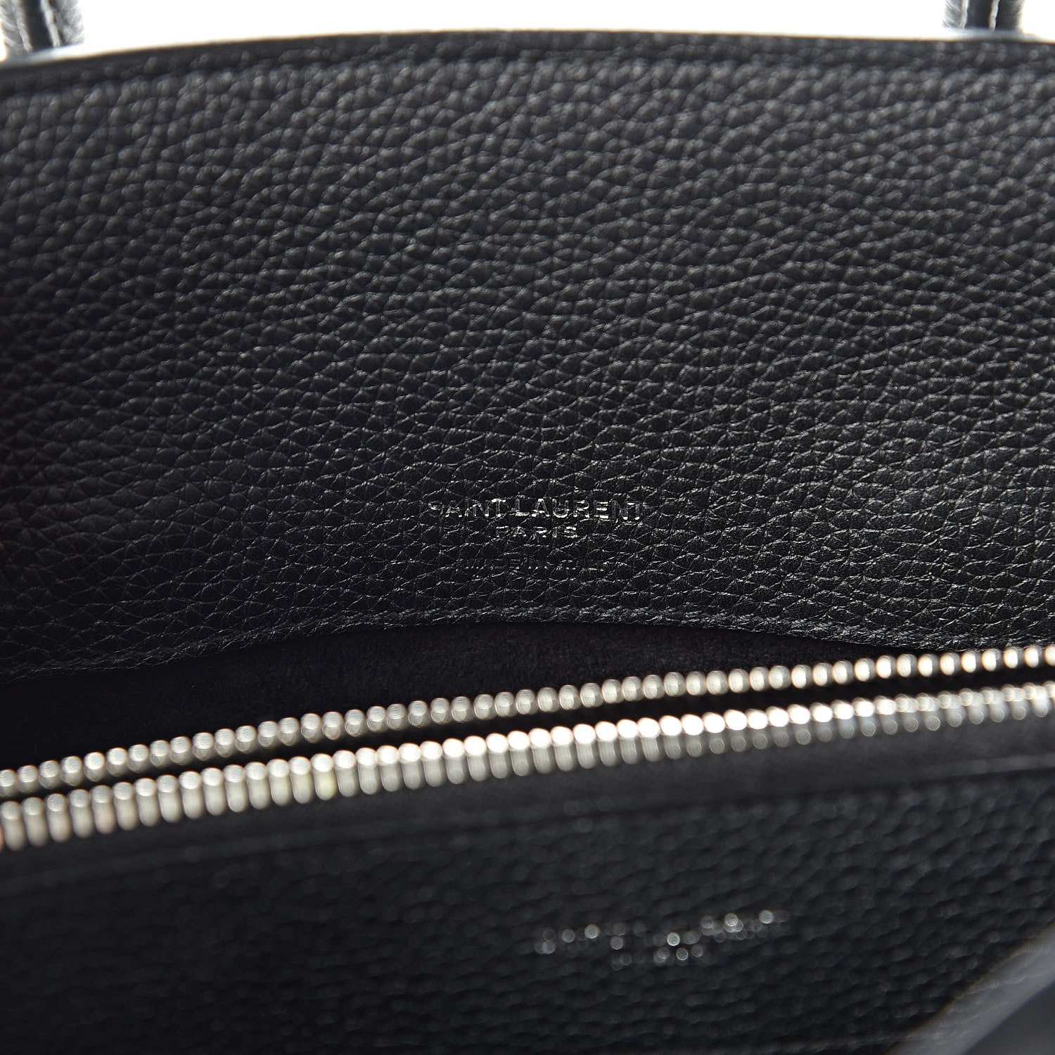 Saint Laurent Grained Calfskin Baby Supple Sac De Jour Black 6 of 10