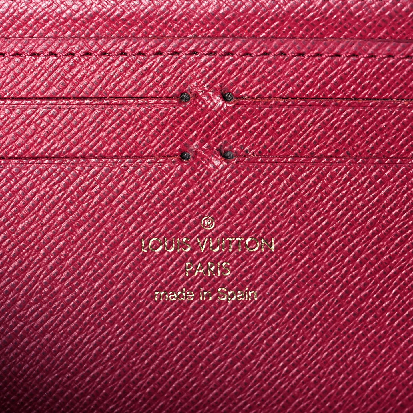 Monogram Clemence Wallet Fuchsia