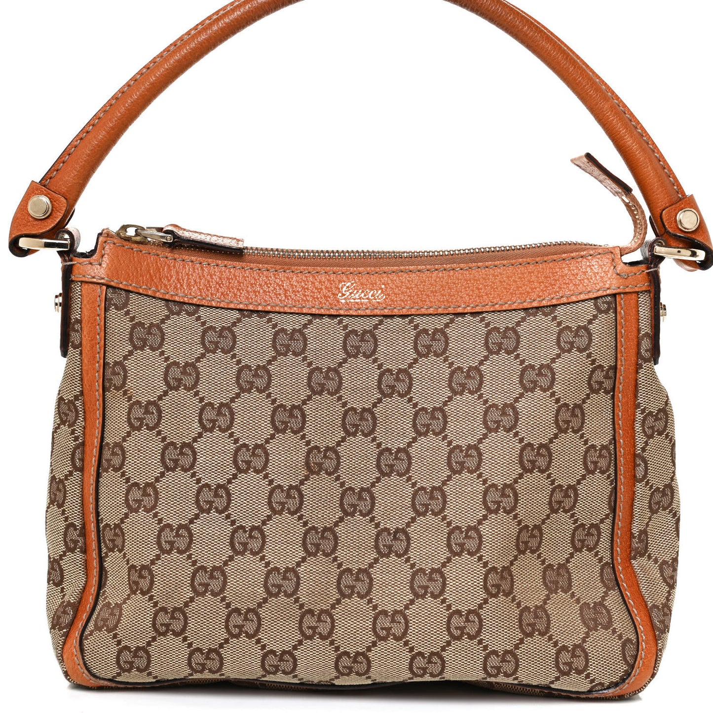 Monogram Top Handle Bag Brown