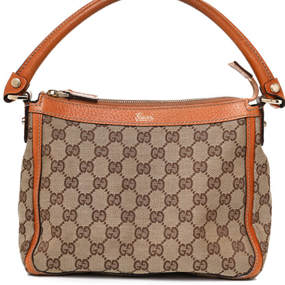 Gucci Monogram Top Handle Bag Brown 9 of 12