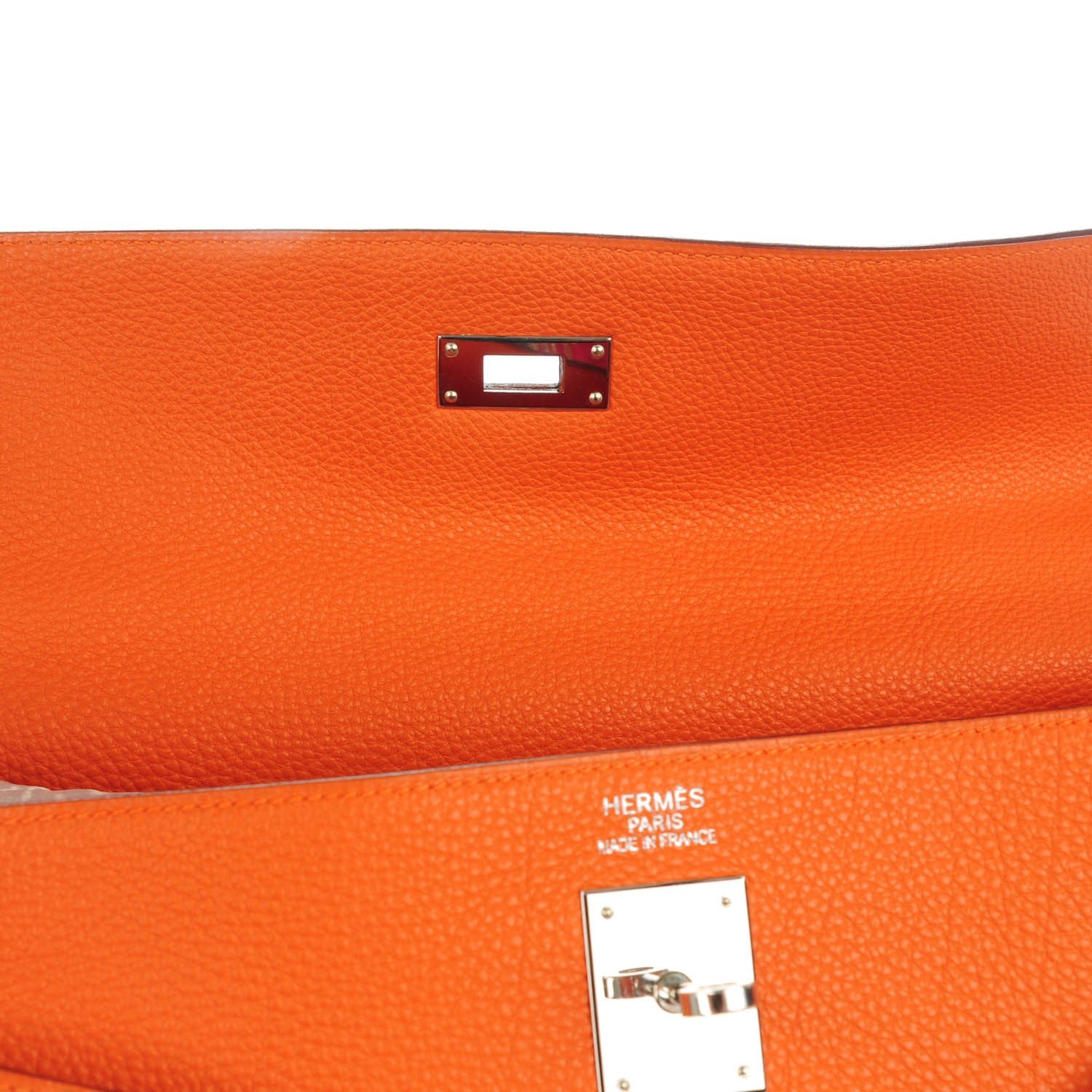 Hermes Togo Kelly Retourne 35 Orange 17 of 23