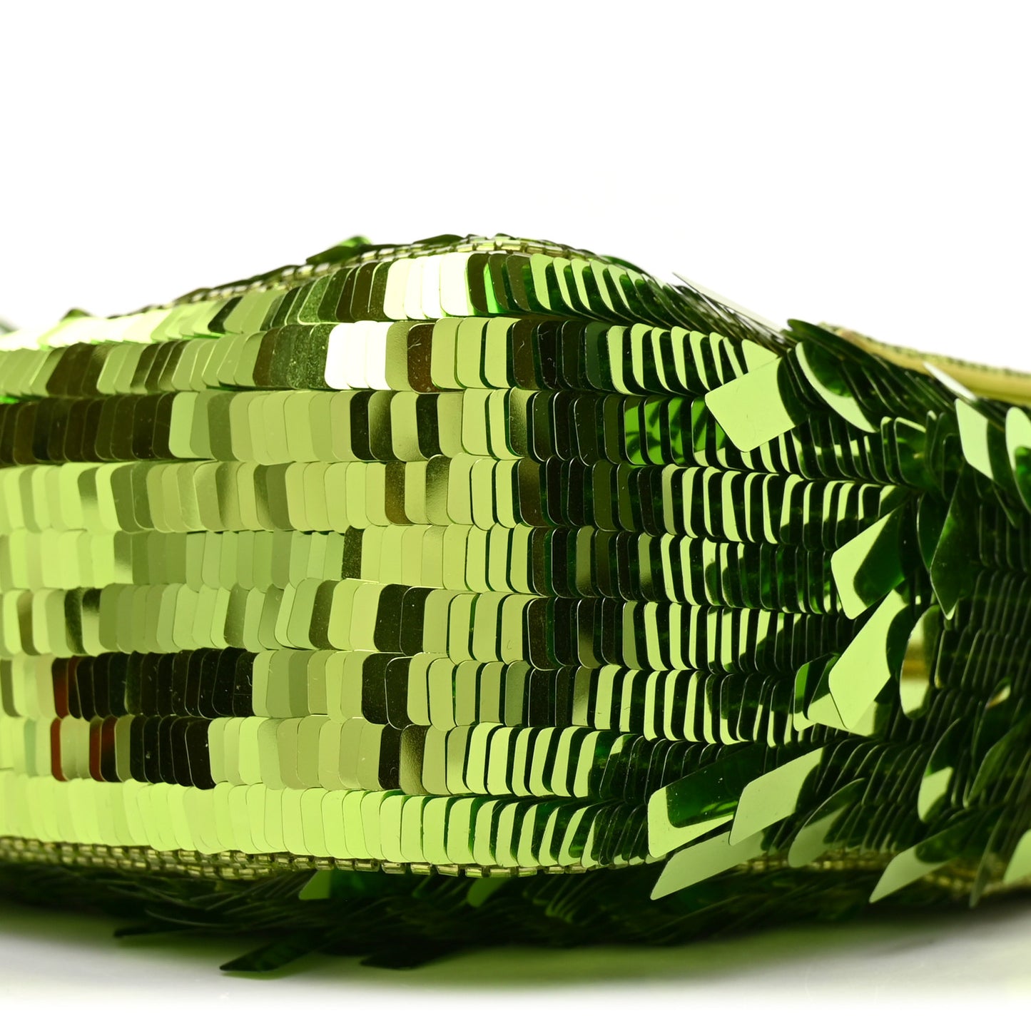 Sequin Paillettes Vitello Grace Sex and the City Baguette Wasabi