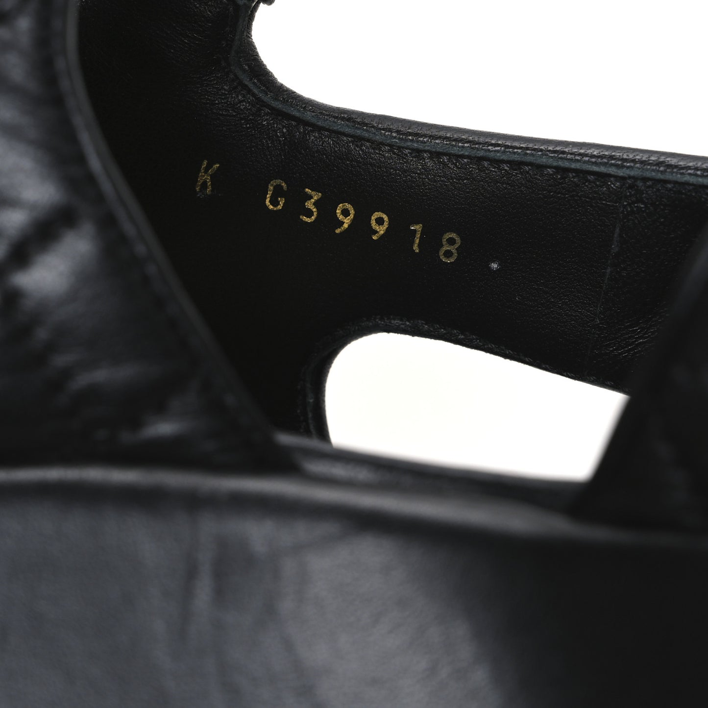 Lambskin Quilted CC Platform Sandals 39 Black