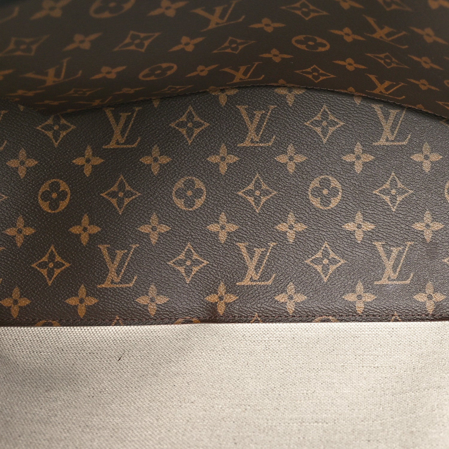 Louis Vuitton Monogram Macassar Weekend Tote GM 5 of 9