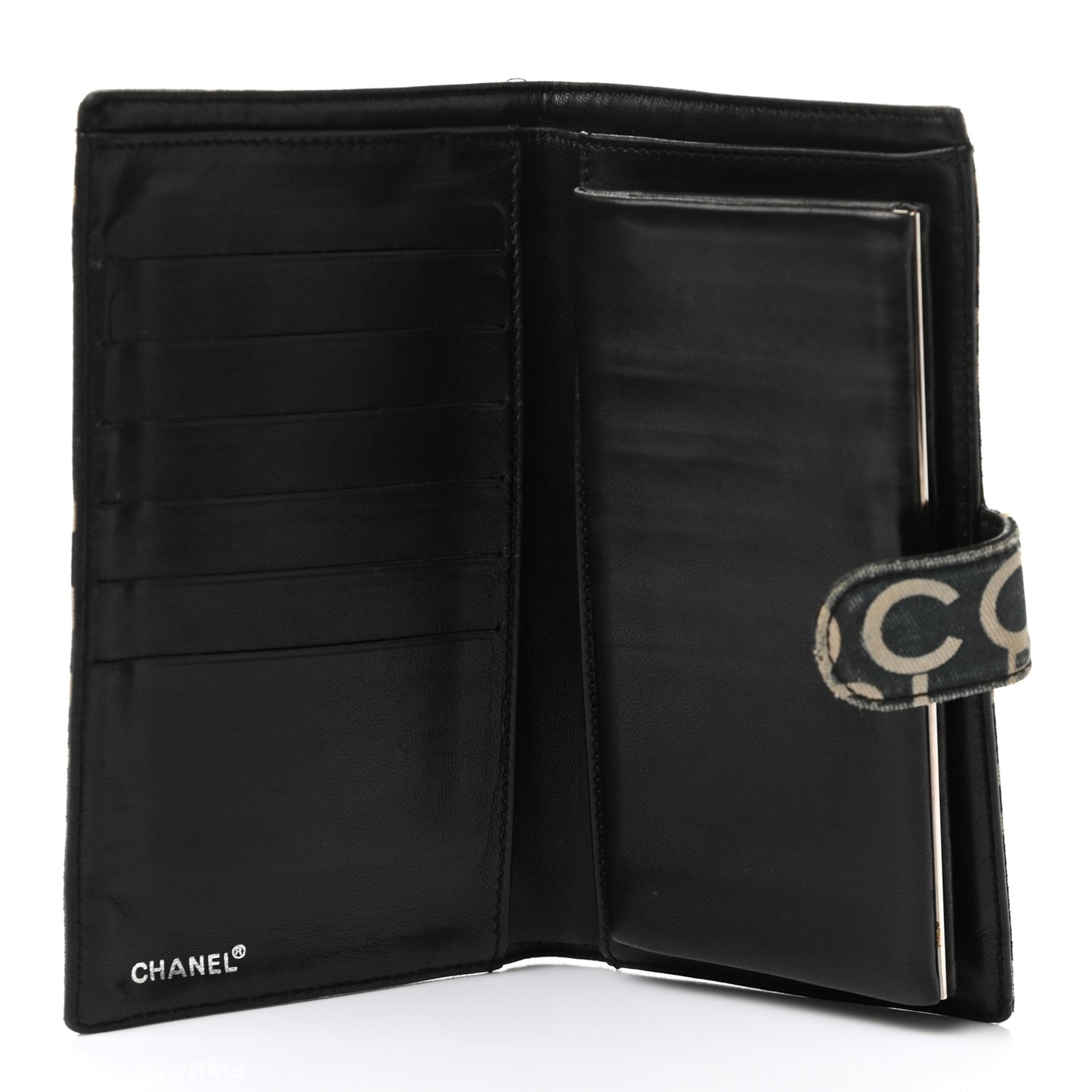 Canvas 31 Rue Cambon French Wallet Black