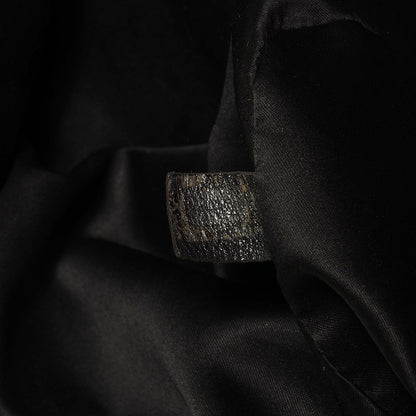 Chanel Glazed Calfskin Twisted Maxi Flap Black 6 of 7