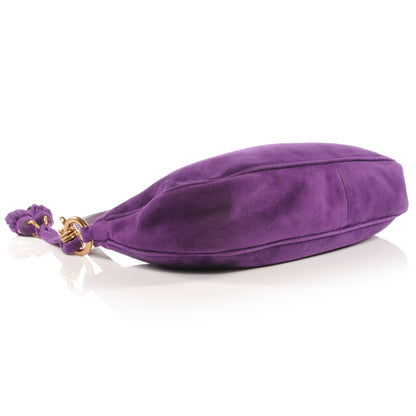 Prada Suede Box Shoulder Bag Viola 4 of 8