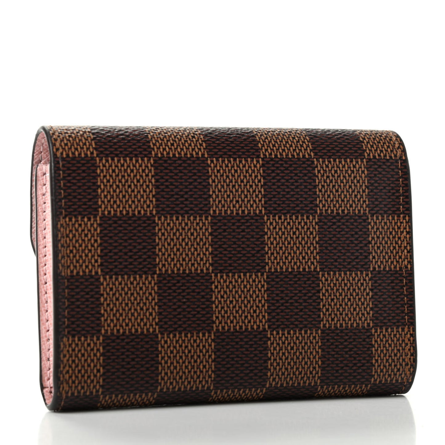 Damier Ebene Rosalie Coin Purse Rose Ballerine