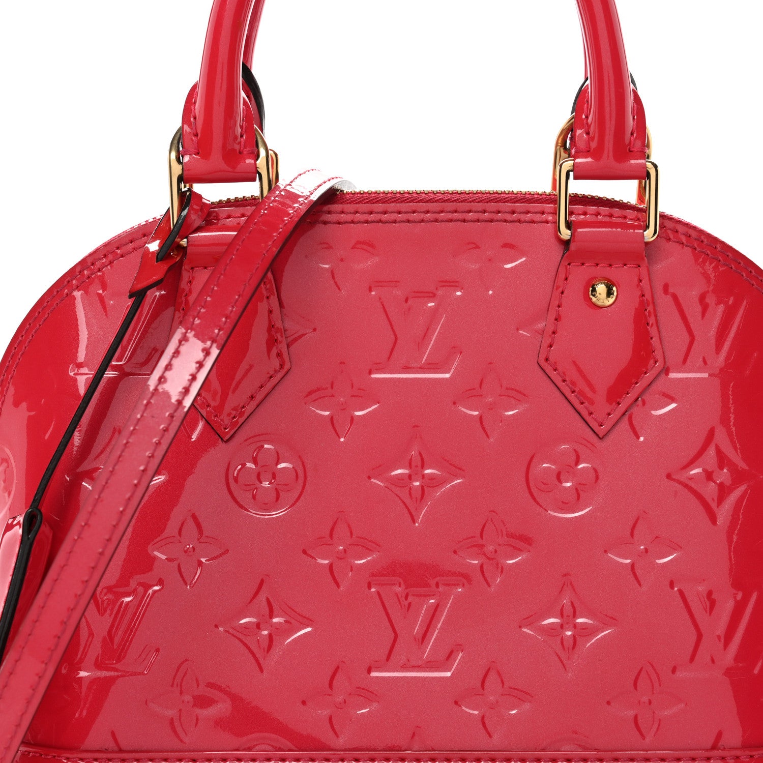Louis Vuitton Vernis Alma BB Rose Indien 8 of 10